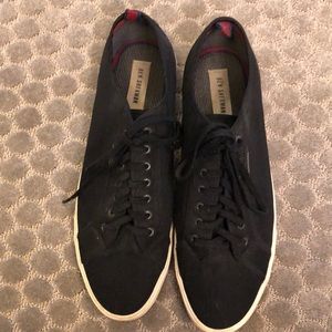 Ben Sherman black nylon sneakers.